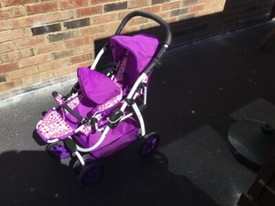 double dolls pram argos
